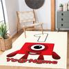 Numberblocks Customized Name Carpet Suitable for Study room Entryway Dormitory Bedrooms Antislip Carpet Anime Office Decor Best for Christmas