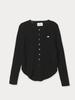 Mejongleuhaleu Molly Button Wrap Knit 3 Colors