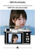 4K HD Flip Screen Digital Camera with 16x Zoom - Retro Design, Student Entry-Level CCD Camera
