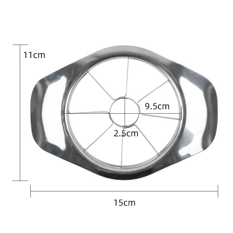 Apple Slicer Stainless Steel Pear Fruit Corer Slicer with 8 Sharp Blades 1/2pcs Fruit Cutter Divider Pitter Kitchen Essential