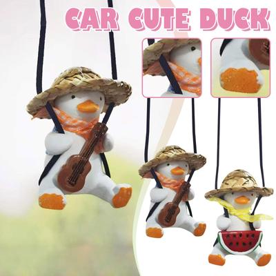 Cute Swinging Car Hanging Ornament Funny Rear View Mirror Swing Hanging Accessories