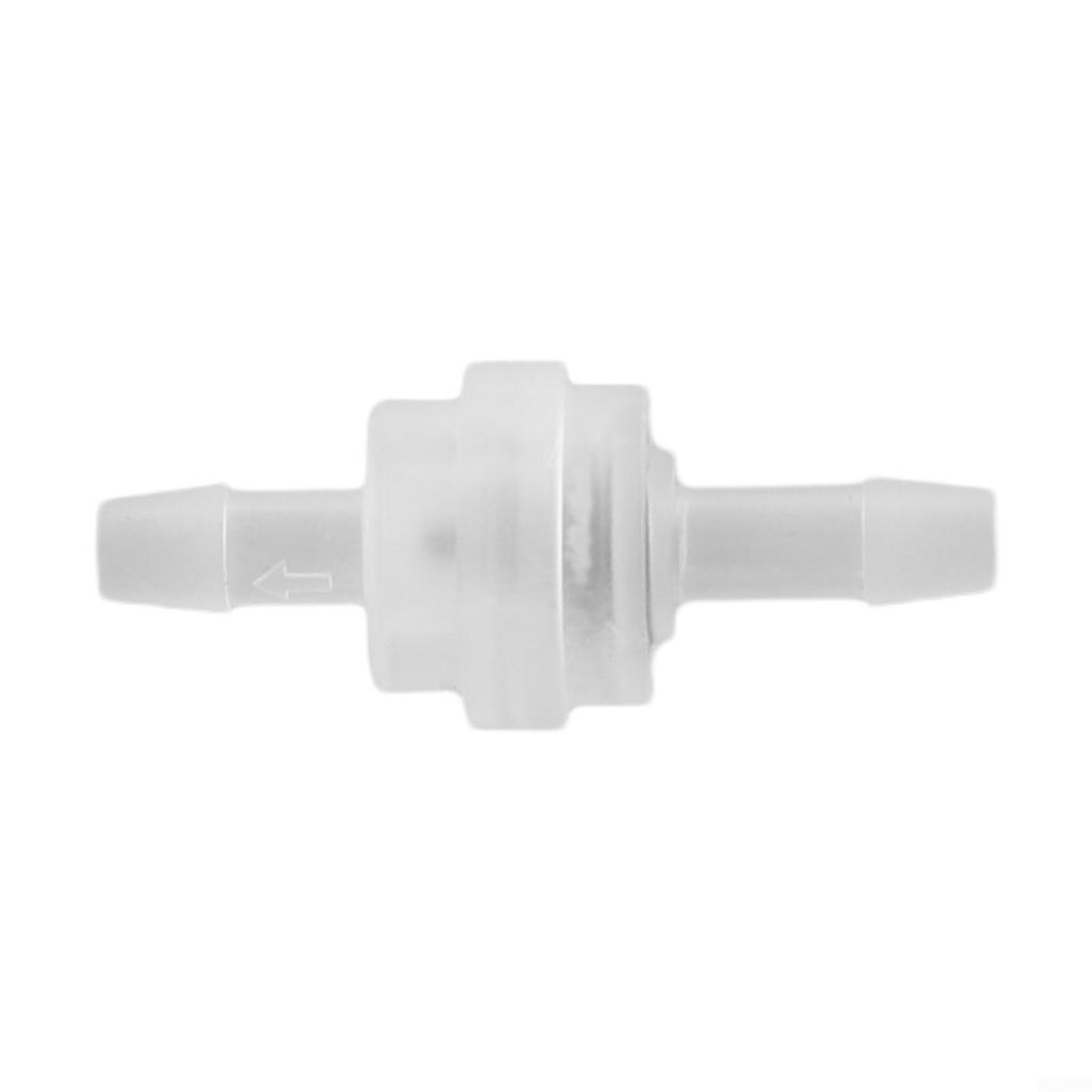 3-12mm Plastic One-WayValve Check Non-Return Valve Oil Gas Water  White Valve