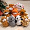 Small Animal Capybara Koala Pendant Plush Toy Doll Panda Doll Girl Bag Keychain Pendant
