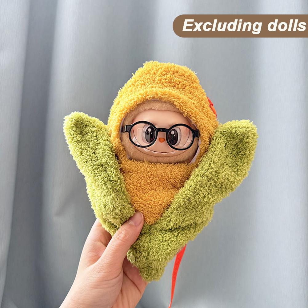 For Labubu Doll Clothes Fashion Clothes Doll Potting Clothes Color Match Bags Dolls Accessories Cute Decoration Little Clothes