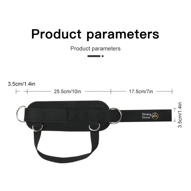 1 Stück gepolsterte Knöchelriemen, Knöchelriemen für Kabelmaschinen, Doppel-D-Ring-Fitness-Knöchelmanschetten für Fitnessstudio-Workouts, Rabatt für Beinstrecker