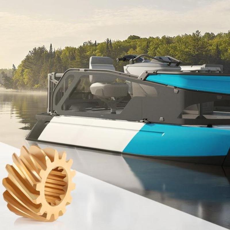 1Pcs Valve Rotary Sprocker Brass Gear Sprocket 420935736 290935735 420935735 For Seadoo 580 587 650 657 717 720 787 800