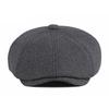 Autumn Winter Octagonal Hat British Woolen Hat Warm Ear Protection Beret Men Newsboy Cap Gatsby Painters Hats Gorro Hombre Boina