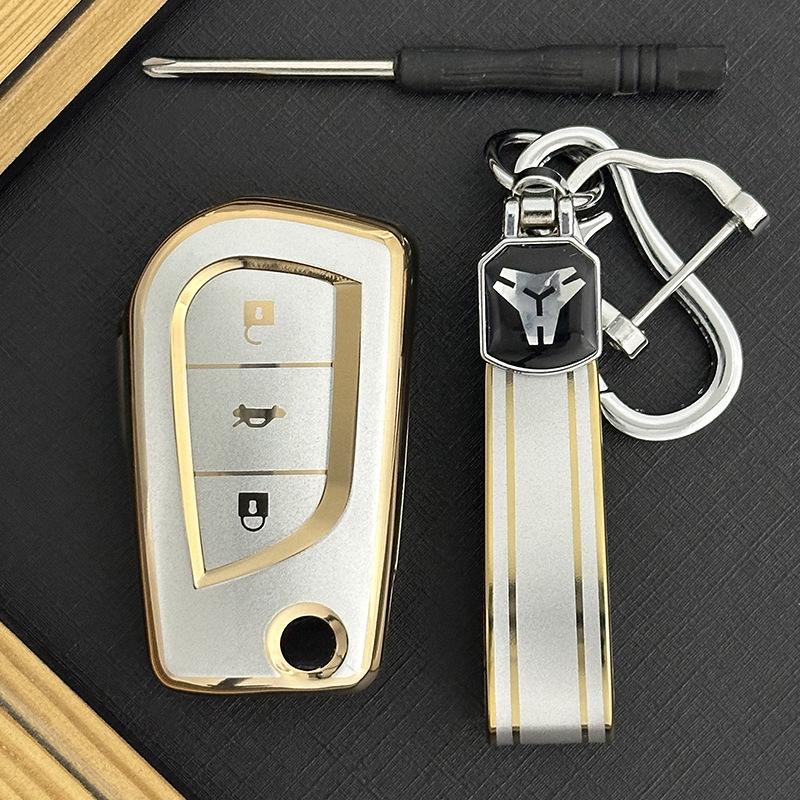 Key Case for Toyota Highlander, Levin, Corolla, RAV4, IZOA, Camry