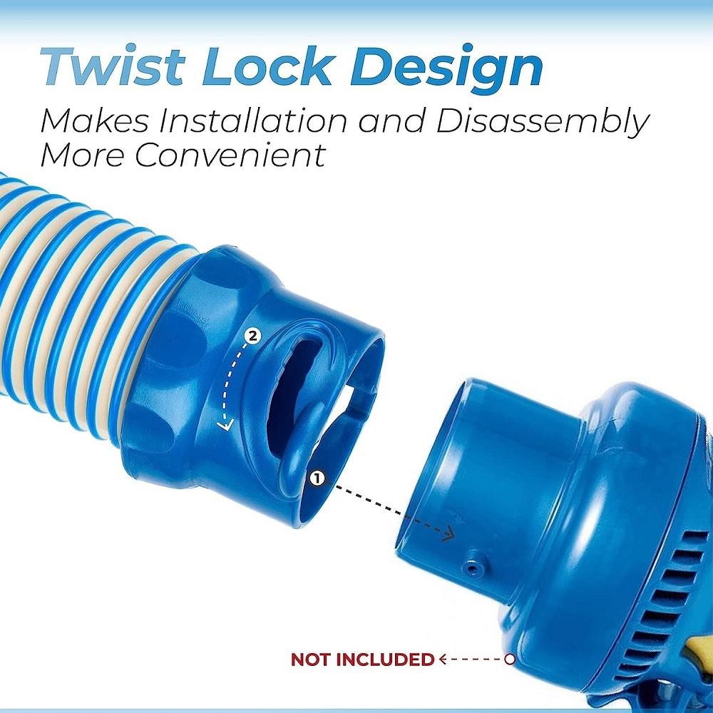 New Pool Cleaner Suction Fitting Adapter Hose Fits for Swimming Pool X77094