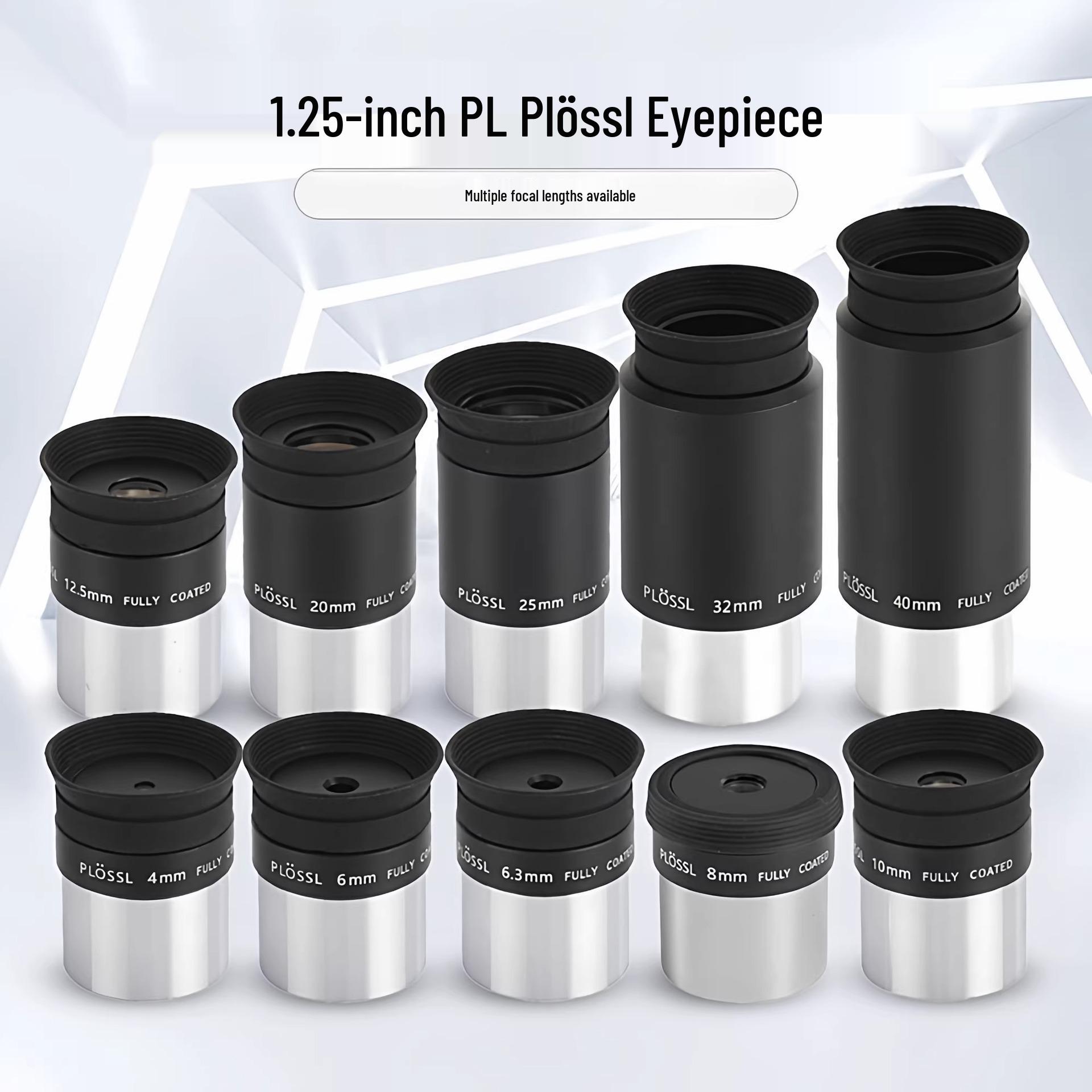 

PL Full Series Proso Eyepieces 1.25-inch (31.7mm) for Telescopes - High-Def Star & Moon Gazing 40mm