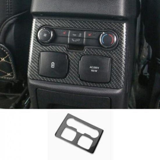 Для Ford Explorer DX 2016-19 Панель управления задним кондиционером Отделка ABS Углеродное волокно