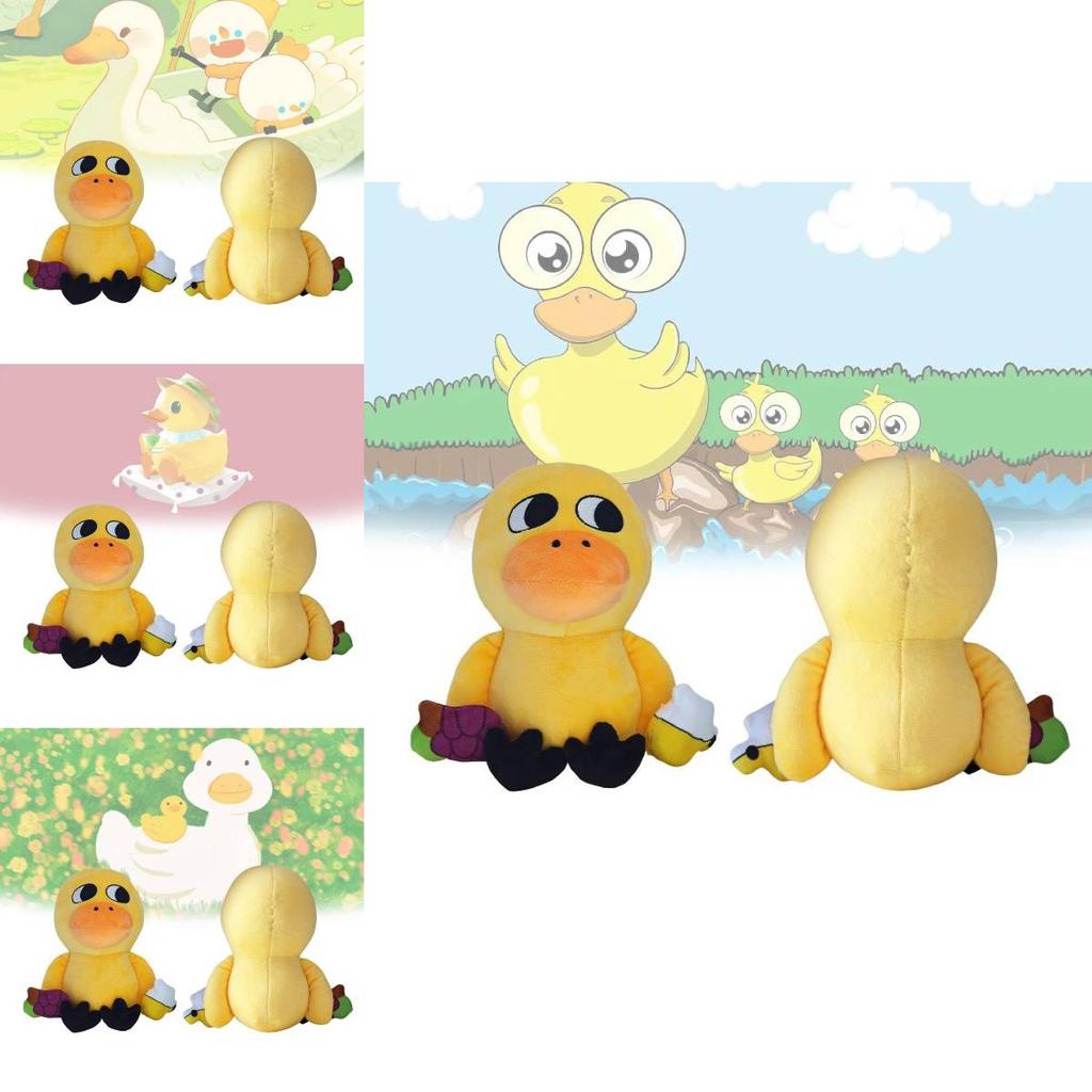 Adorable Yellow Duck Plushie Soft Stuffed Animal Made Of Cozy Pp Cotton For Kids