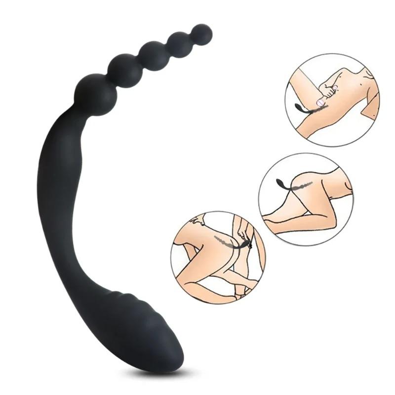 Anal Beads & Prostate Massager Set – Non-Vibrating G-Spot/Clitoral Stimulator for Women & Men