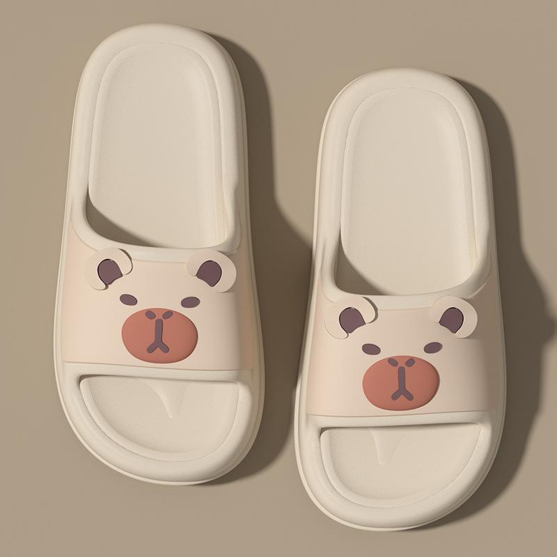 

New Summer Cute Capybara Children s Sandals for Boys and Girls, Non-Slip Bathroom Slippers for Home Use 24-25