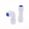 Single-Piece Check Valve Connector 1/4" Check For Valve Push In For Non Return Water Reverse Osmosis System Filters