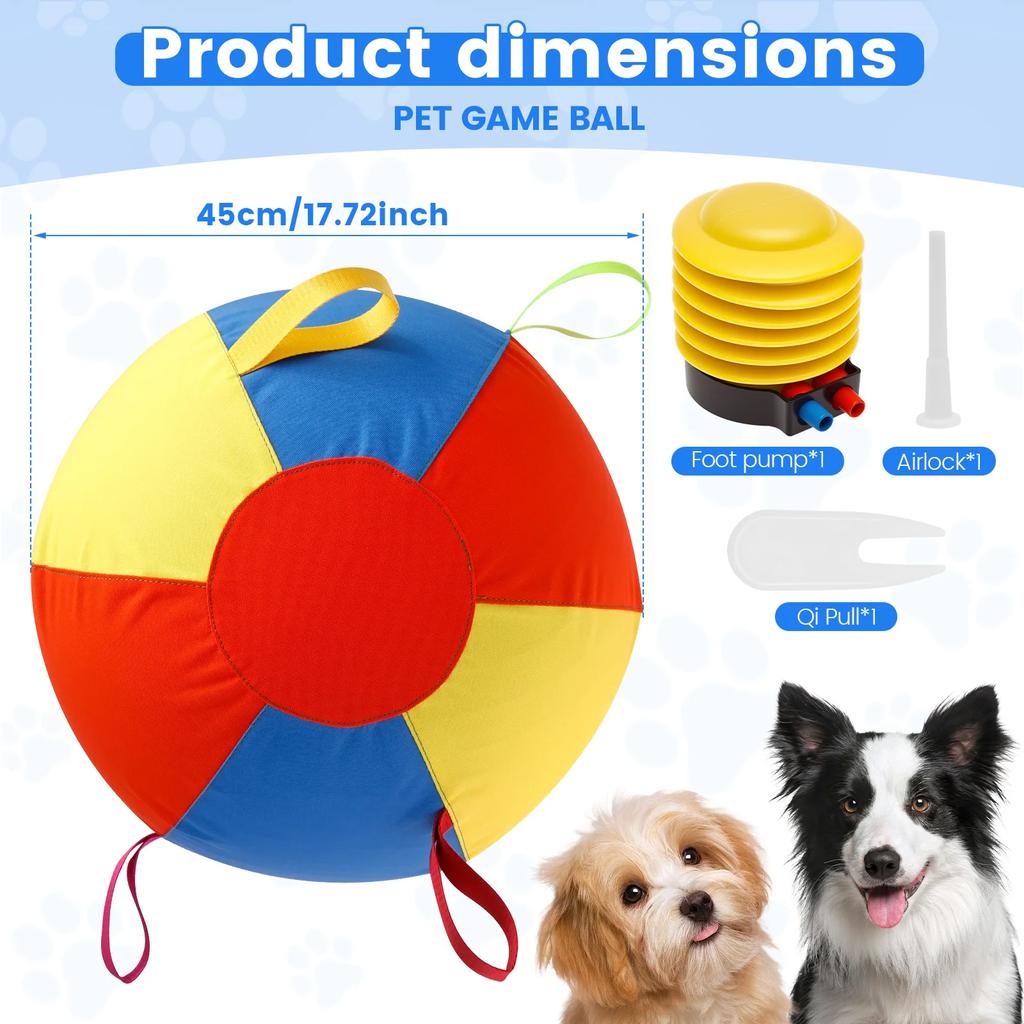 Dog Giant Toy Herding Ball Large Pet Outdoor Training Interactive Game for Horses Dogs Pet Exercise Play Exercise