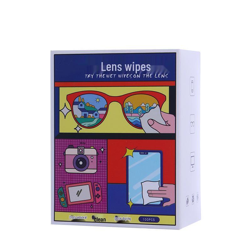 

Одноразовые быстросохнущие салфетки для чистки очков и экранов