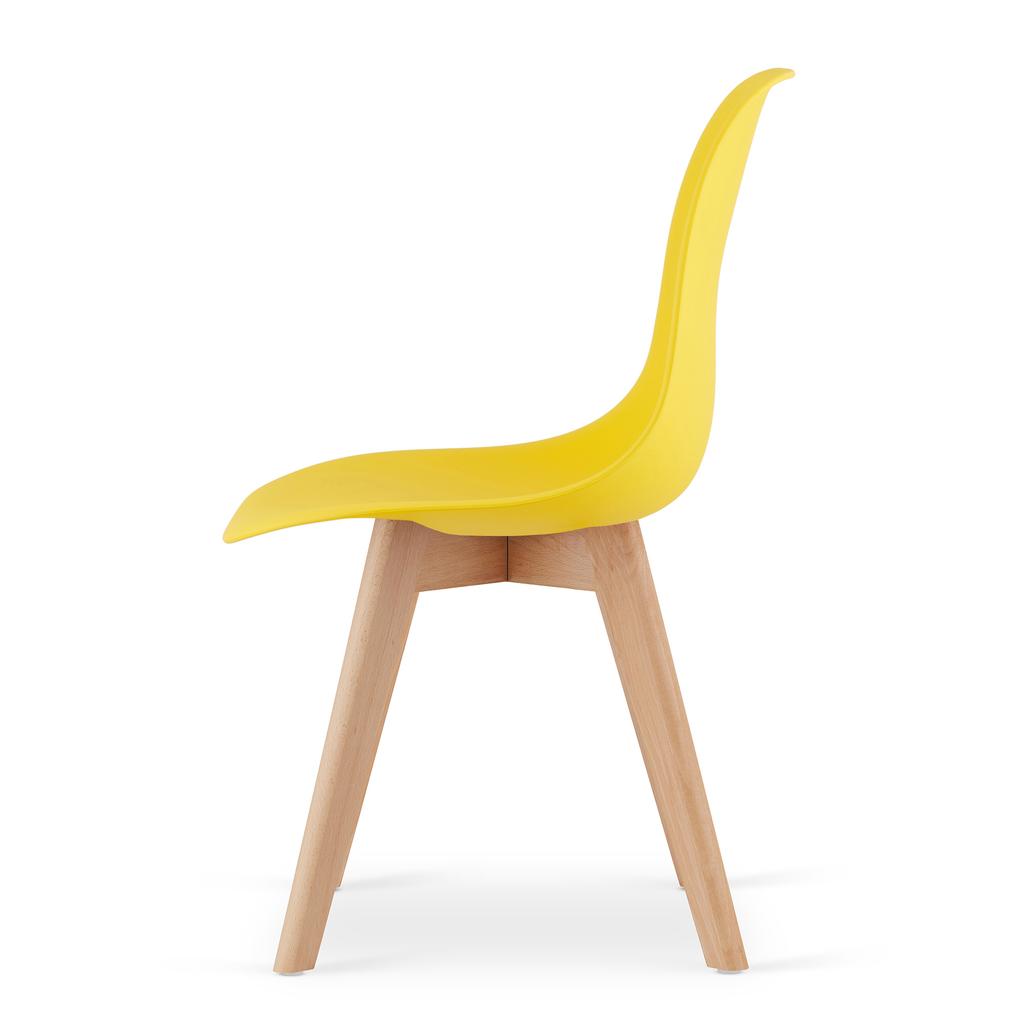 Kito Chair Yellow / Natural Legs X 3
