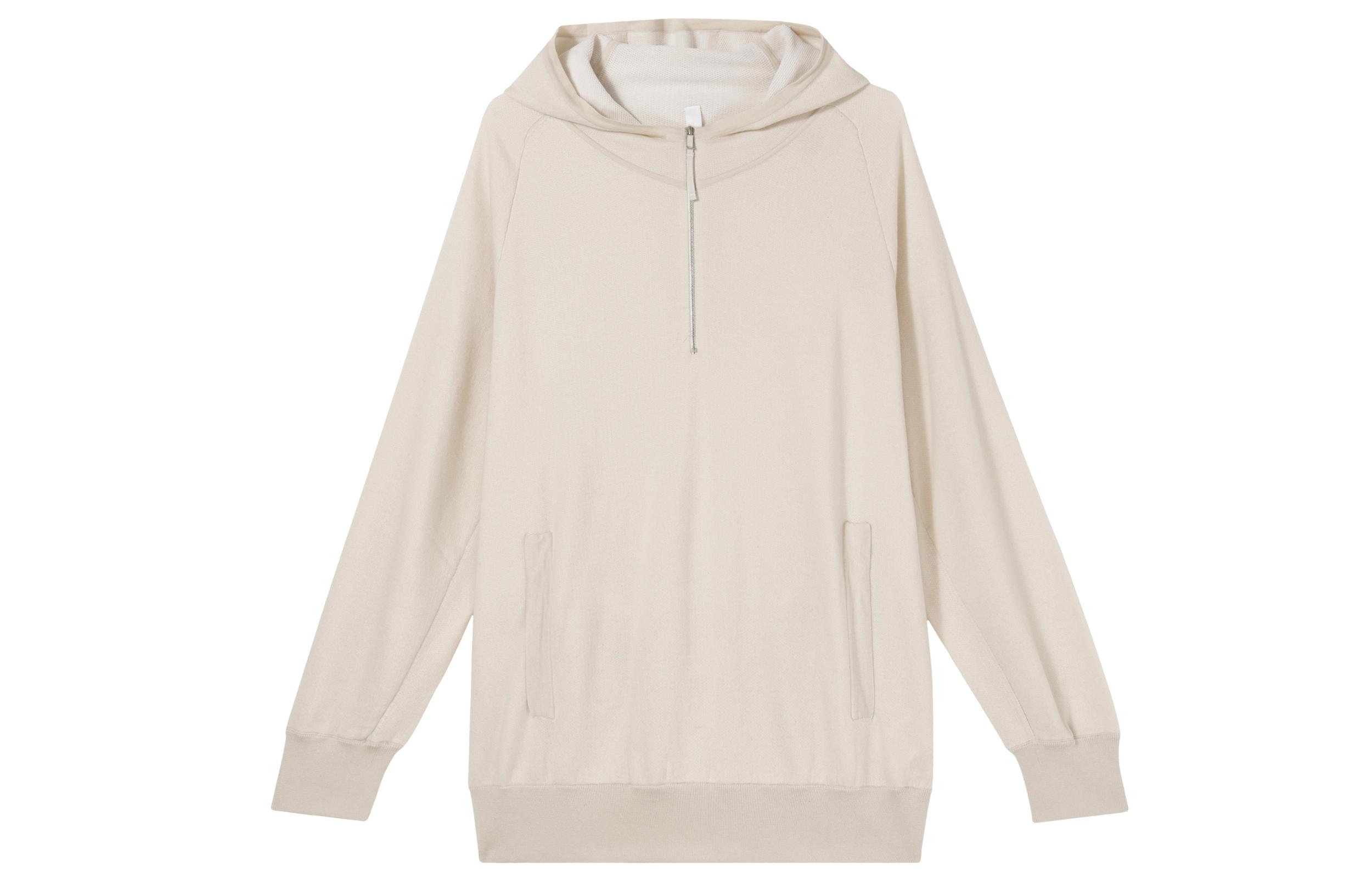 Nike Sweatshirts Women s Wheat Yellow Hooded Moderate Regular DM8944-790 L