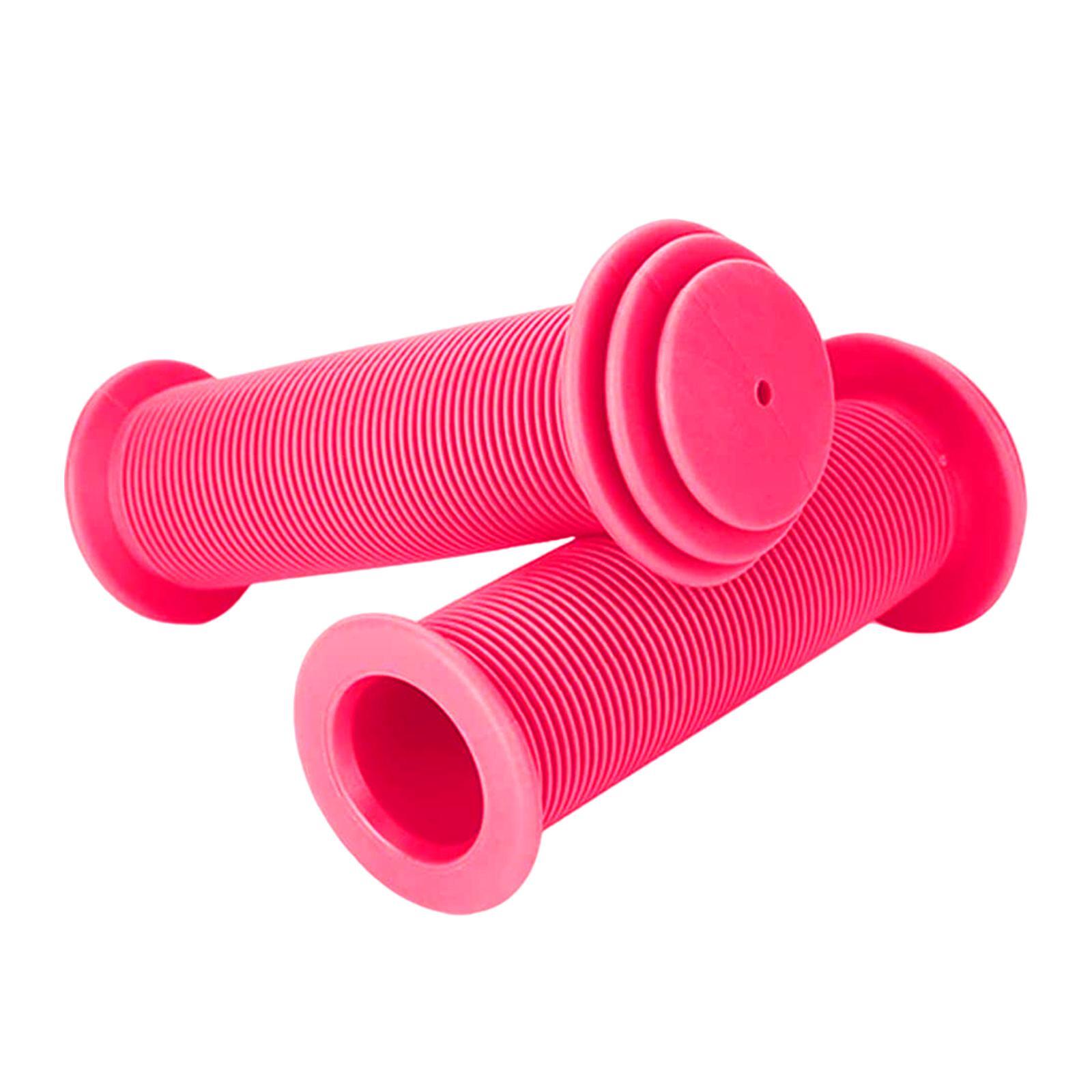 

Bicycle Grips Cycle Non Grips Slip Rubber Handlebar 2Pcs Bike Handle рожевий