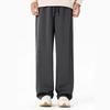 Fingercroxxit Men's Fleece-Lined Straight Leg Casual Pants