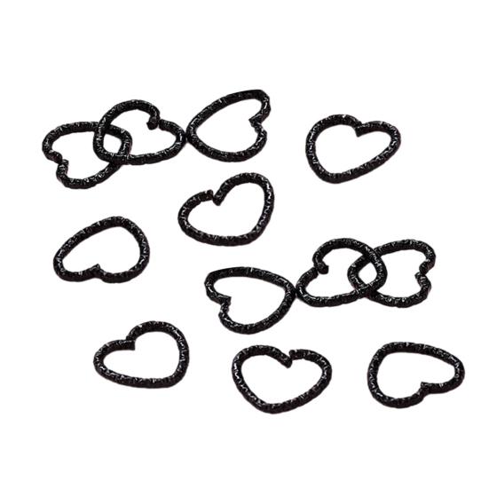 50Pcs Girl Hairpins Easy to Wear Heart-Shaped Hairpins Broken Hair Fixer Vibrant Color Decorative Hair