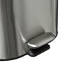 "Softclose" Trash Can with Sili Metal Pedal 6 L Atmosphéra - Stainless Steel