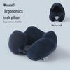 Lilang Portable U-shaped Travel Neck Pillow with Hood