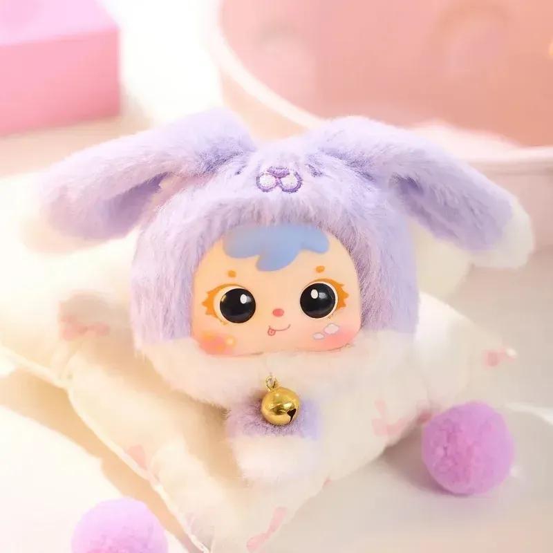 Mini Wealth Rabbit Series Mysterious Vinyl Plush Blind Box Toy Backpack Doll Pendant Ornament Girl Birthday Gift