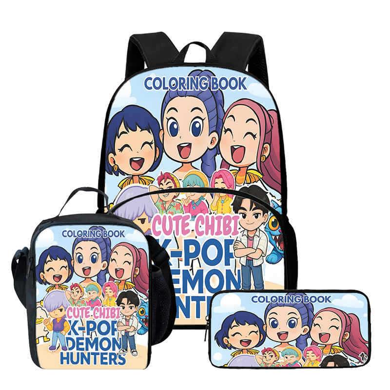 Kpop Witch Hunter Group Schoolbag High Definition Printing Casual Cross Border Light Backpack One Piece Hair