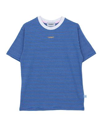 TOIEST Blue Striped T-Shirt