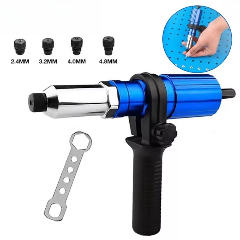 Aluminum Zinc Zinc Alloy Cordless Rivet Nut Stapler Drill Adapter Pull Rivet Tool  Industrial Applications