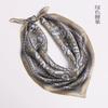 Small 100% Silk Bandannas Printed Square 53CM Kerchief Four Seasons Luxury Silk Scarves for Men