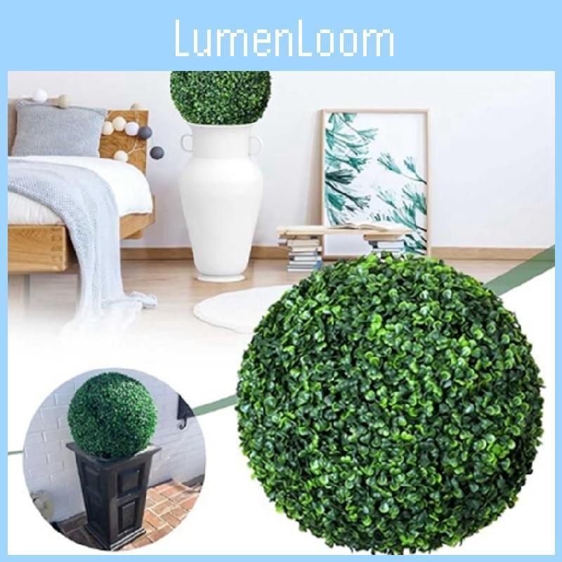 Odorata Simulation Aglaia Grass Ball Artificial Green Plant For Decor Outdoor