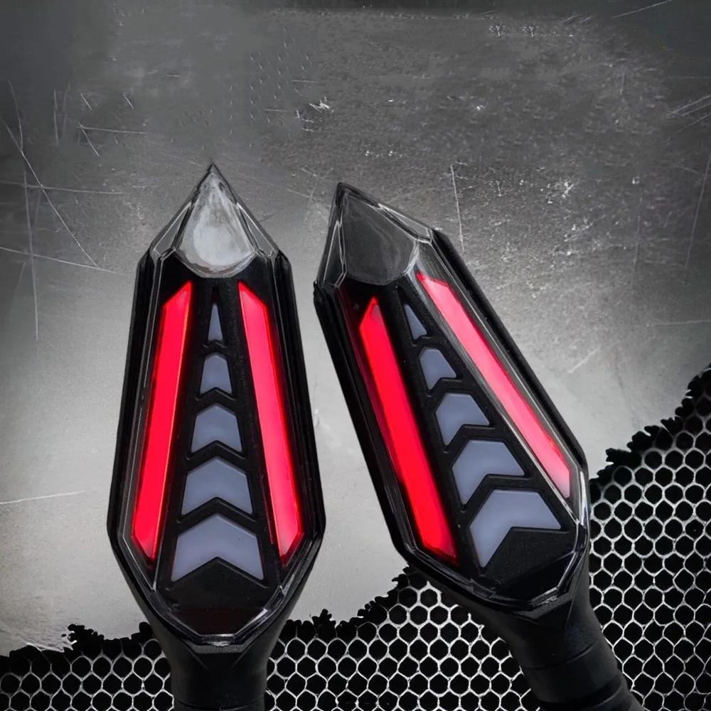 Motorcycle LED Turn Signal Lamp Sequential Flowing Flash Indicator Lights Running Light Arrows LED Motorcycle Turn Signals Lamp