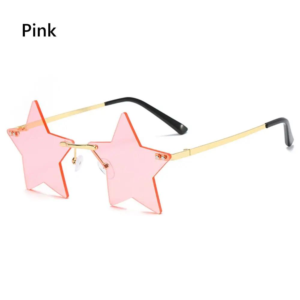Christmas Decoration Eyeglasses for Women & Men Party Glasses Rimless Sunglasses Sun Glasses Star Shape
