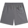 Li-Ning Badfive Letter Mid-Waist Drawstring Comfortable Breathable Versatile Loose Straight Casual Shorts Men Shorts Smoke-Gray AKSU965-3