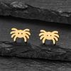Summer Beach Stud Cute Animal Crab Stainless Steel Gold Colour Plated Earrings Ersatile Travel Accessories Trendy Zircon Gifts