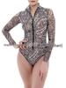 Women's Russian Mesh Swimsuit with Sun Protection