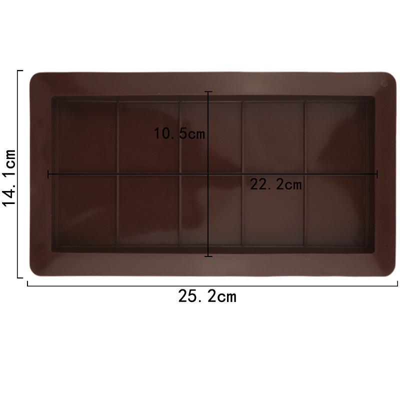

Dubai DIY 10-Cell Silicone Chocolate Mold for Waffle Cubes