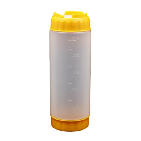Honey Dispenser Squeeze Bottle BPA-Free Salad Dressing Dispenser Reusable Syrup Container