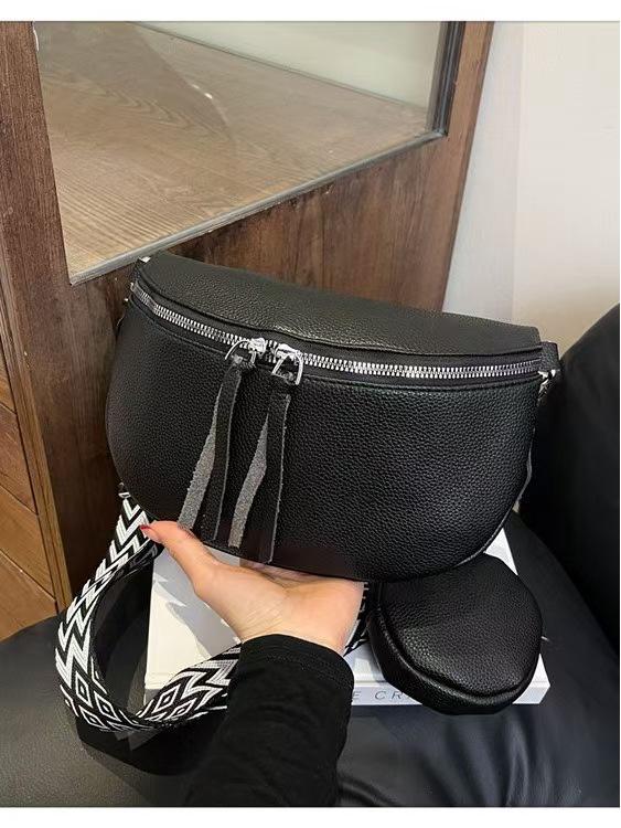 

Женская универсальная сумка-седло 2025: Стильная, повседневная сумка кроссбоди с нишевым дизайном