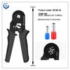 HSC8 6-4A European Ratchet Crimping Pliers Set with Manual for Labor-Saving Cold Crimping