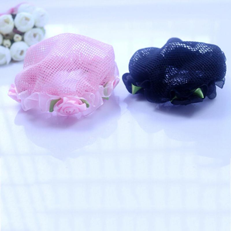 Cute Flower Girl Bun Mesh For Hair For Baby Bun Net Bun Cover Accessories