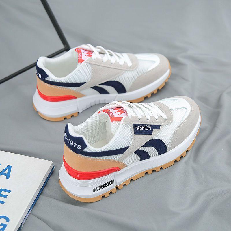 Women's Plus Size Wide Fit White Running Shoes 35-43