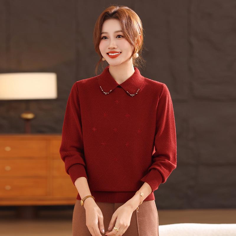 Stylish Doll Collar Sweater: Age-Defying, Light Luxury Lapel Top for Women (2026 Edition)