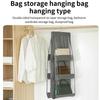 1Pcs Gray Hanging Handbag Organizer Waterproof Clear Sundry Bag New Storage Bag  Door Wall