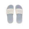 Under Armour Women's UA Ignite Pro 8 Slide Pink Quartz White Slides 6000033-279