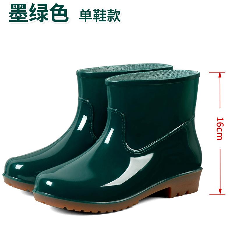 Kotníkové boty do deště Ženy Gumové Boty Pánské Bottine Dámské Slip-On Boty Zimní Plus Bavlna Pár Boty do deště Vodotěsné Pracovní boty