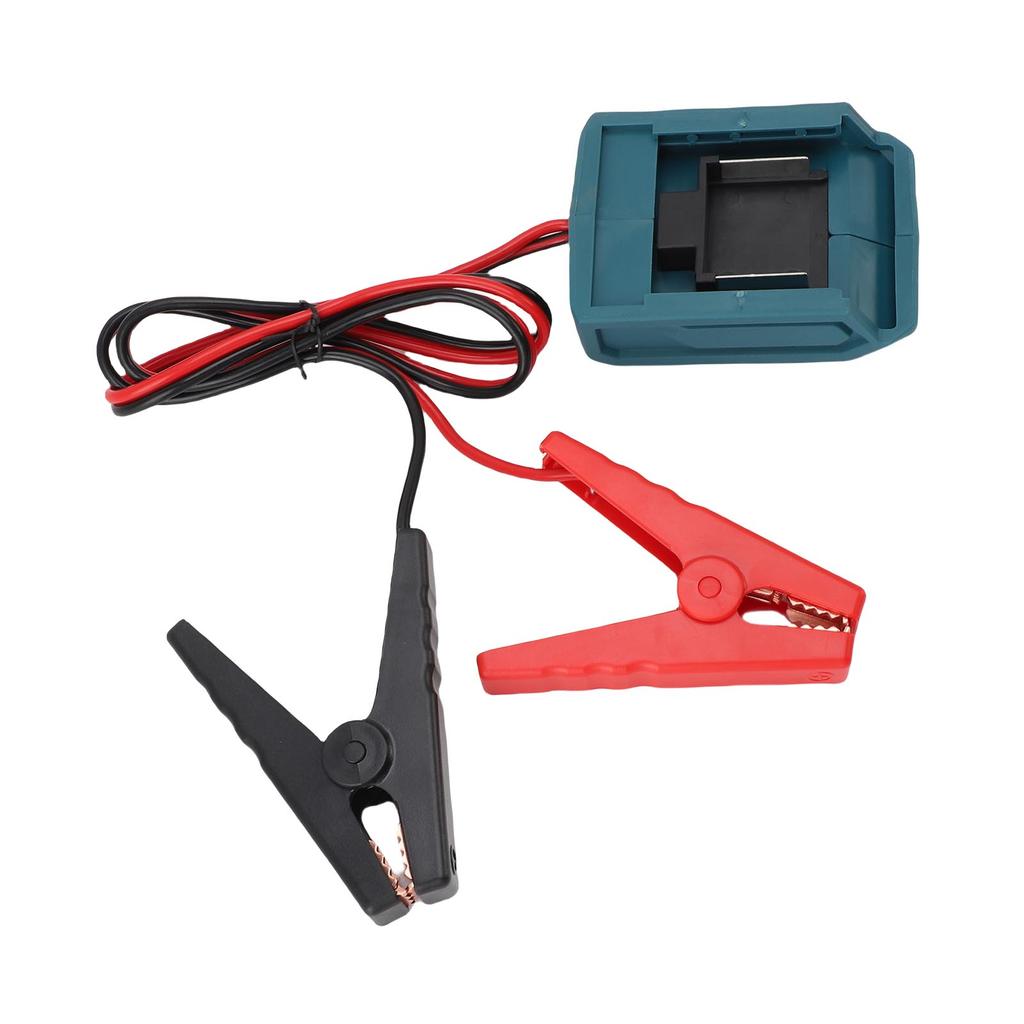 Auto Starthilfe für 18V Batterie Tragbarer Auto Notstart Konverter mit Krokodilklemmen
